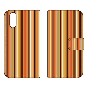 �蒠�^�X�}�[�g�t�H���P�[�X �X�g���C�v�R���N�V���� �I�����W���u���E�� Xperia 10 VI SOG14 SO-52E A402SO XQ-ES44 Coverfull �P�[�X �J�o�[ �X�}�z�P�[�X �������� �ϏՌ� �v�����g �ی� �Ռ��z��