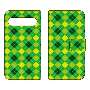�蒠�^�X�}�[�g�t�H���P�[�X Cf LTD �`�F�b�N�� �iGREEN�j Xperia 10 VII SOG16 SO-52F A502SO XQ-FE44 Coverfull �P�[�X �J�o�[ �X�}�z�P�[�X �������� �ϏՌ� �v�����g �ی� �Ռ��z��