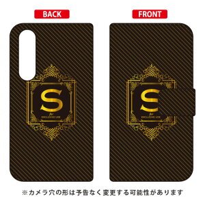 �蒠�^�X�}�[�g�t�H���P�[�X Cf LTD ���O�W���A���[ �C�j�V���� �A���t�@�x�b�g S �i�S�[���h�C�G���[�j Xperia 5 SOV41�ESO-01M�E901SO�EJ9260 au�Edocomo�ESoftBank�EMVNO�X�}�z�iSIM�t���[�[���j Coverfull xpe