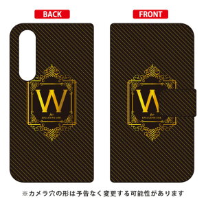 �蒠�^�X�}�[�g�t�H���P�[�X Cf LTD ���O�W���A���[ �C�j�V���� �A���t�@�x�b�g W �i�S�[���h�C�G���[�j Xperia 5 SOV41�ESO-01M�E901SO�EJ9260 au�Edocomo�ESoftBank�EMVNO�X�}�z�iSIM�t���[�[���j Coverfull xpe
