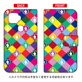 手帳型スマートフォンケース F rhombuses マルチ design by ROTM ZTE a1 ZTG01 au SECOND SKIN au ztg01 カバー ztg01 ケース zte a1 ztg01 カバー zte a1 ztg01 ケース ZTE a1 カバー ZTE a1 ケース android アンドロイド スマホ 送料無料