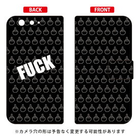 手帳型スマートフォンケース Cf LTD FUCK ブラック arrows SV F-03H・M03・M04・M04 PREMIUM・TONE m17 docomo・MVNOスマホ（SIMフリー端末） Coverfull arrows sv f-03h ケース arrows sv f-03h カバー f-03hケース f-03hカバー 送料無料