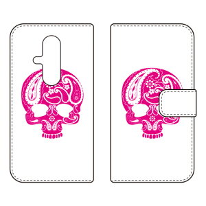 �蒠�^�X�}�[�g�t�H���P�[�X Paisley skull �s���N design by ROTM �炭�炭�X�}�[�g�t�H�� F-53E SECOND SKIN �P�[�X �J�o�[ �X�}�z�P�[�X �������� �ϏՌ� �v�����g �ی� �Ռ��z��