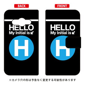 手帳型スマートフォンケース Cf LTD サブウェイ イニシャル アルファベット H （サックス） Galaxy Active neo SC-01H docomo Coverfull sc－01h ケース sc－01h カバー sc 01h ケース sc 01h カバー sc01h ケース sc01h カバー sc01hケース 送料無料