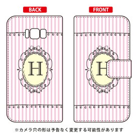 手帳型スマートフォンケース Cf LTD イニシャル アルファベット H （ピンク） Galaxy S8+ （PLUS） SC-03J・SCV35 docomo・au Coverfull galaxy s8 plus ケース galaxy s8 plus カバー ギャラクシーs8 プラス ケース ギャラクシーs8 プラス 送料無料