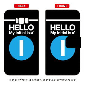 手帳型スマートフォンケース Cf LTD サブウェイ イニシャル アルファベット I （サックス） Galaxy S8+ （PLUS） SC-03J・SCV35 docomo・au Coverfull galaxy s8 plus ケース galaxy s8 plus カバー ギャラクシーs8 プラス ケース 送料無料