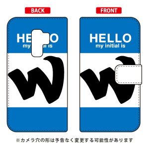 �蒠�^�X�}�[�g�t�H���P�[�X Cf LTD �n���[ �C�j�V���� �A���t�@�x�b�g W �i�u���[�j Galaxy S9+ SC-03K�ESCV39 docomo�Eau Coverfull galaxy s9+ �P�[�X galaxy s9+ �J�o�[ �M�����N�V�[s9+ �P�[�X �M�����N�V�[s9+