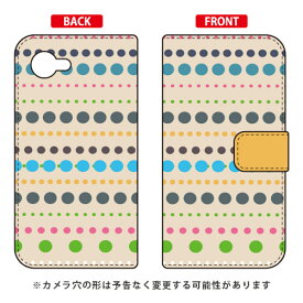 手帳型スマートフォンケース Cf LTD ドット柄 （Various） AQUOS Compact SH-02H・AQUOS mini SH-M03 docomo・MVNOスマホ（SIMフリー端末） Coverfull aquos zeta sh-02h ケース aquos zeta sh-02h カバー sh-02h ケース 送料無料