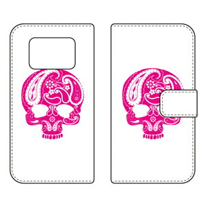 �蒠�^�X�}�[�g�t�H���P�[�X Paisley skull �s���N design by ROTM AQUOS R6 SH-51B�EA101SH�ESH-M22 docomo�ESoftBank�EMVNO�X�}�z�iSIM�t���[�[���j SECOND SKIN sh-51b a101sh �J�o�[ sh-51b a101sh �P�[�X aquos r6 sh-51b a101sh 