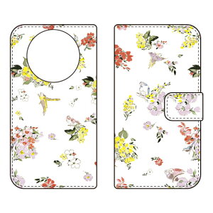 �蒠�^�X�}�[�g�t�H���P�[�X SINDEE �uFly Flower �i�z���C�g�j�v AQUOS R8 pro SH-51D A301SH SH-R80P SECOND SKIN �P�[�X �J�o�[ �X�}�z�P�[�X �������� �ϏՌ� �v�����g �ی� �Ռ��z��