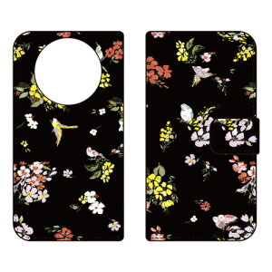�蒠�^�X�}�[�g�t�H���P�[�X SINDEE �uFly Flower �i�u���b�N�j�v AQUOS R8 pro SH-51D A301SH SH-R80P SECOND SKIN �P�[�X �J�o�[ �X�}�z�P�[�X �������� �ϏՌ� �v�����g �ی� �Ռ��z��