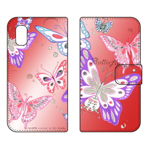 �蒠�^�X�}�[�g�t�H���P�[�X �r�c�n�� �uButterfly2 ���b�h�v AQUOS wish3 SH-53D A302SH A303SH SH-M25 SECOND SKIN �P�[�X �J�o�[ �X�}�z�P�[�X �������� �ϏՌ� �v�����g �ی� �Ռ��z��