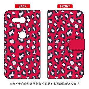 �蒠�^�X�}�[�g�t�H���P�[�X Leopard ���b�h design by ROTM Xperia XZ2 Compact SO-05K docomo SECOND SKIN �蒠�^�P�[�X xperia xz2 compact �P�[�X xperia xz2 compact �J�o�[ so-05k �P�[�X so-05k �J�o�[ so05k �P�[�X so05k �J