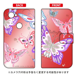 �蒠�^�X�}�[�g�t�H���P�[�X �r�c�n�� �uButterfly2 ���b�h�v Google Pixel 3a MVNO�X�}�z�iSIM�t���[�[���j�Edocomo�ESoftBank SECOND SKIN google pixel 3a �P�[�X google pixel 3a �J�o�[ �O�[�O���s�N�Z��3a�P�[�X 