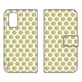 手帳型スマートフォンケース Moisture 「SMILE DOT 1」 Redmi 9T M2010J19SR MVNOスマホ（SIMフリー端末）・Y!mobile SECOND SKIN redmi 9t m2010j19sr スマホ redmi 9t m2010j19sr スマートフォン redmi 9t m2010j19sr スマホケース redmi 送料無料