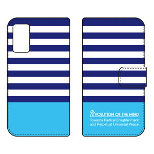 �蒠�^�X�}�[�g�t�H���P�[�X Panel border �u���[×�V�A�� design by ROTM OPPO A55s 5G A102OP�ECPH2309 SoftBank�E�y�V���o�C���EMVNO�X�}�z�iSIM�t���[�[���j SECOND SKIN oppo a55s 5g oppo a55s 5g �P�[�X oppo a55s 5g oppo a