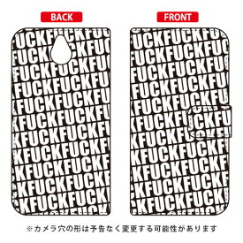 手帳型スマートフォンケース Cf LTD FUCKパターン ブラック かんたんスマホ 705KC Y!mobile Coverfull かんたんスマホ 705kcケース 705kcカバー かんたんスマホ ケース かんたんスマホ カバー 705kcケース 705kcカバー かんたんスマホ ケース 送料無料