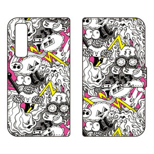 手帳型スマートフォンケース ICHASU 「CARTOON」 Android One S8 S8-KC Y!mobile SECOND SKIN android one s8 s8-kc ケース android one s8 s8-kc カバー アンドロイドワンs8 s8-kc ケース アンドロイドワンs8 s8-kc カバー andro