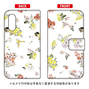 �蒠�^�X�}�[�g�t�H���P�[�X SINDEE �uFly Flower �i�z���C�g�j�v Android One S7�EAQUOS sense3 basic SHV48�E907SH Y!mobile�Eau�ESoftBank SECOND SKIN android one s7 �P�[�X android one s7 �J�o�[ �A���h���C�h����s7 �P�[�X