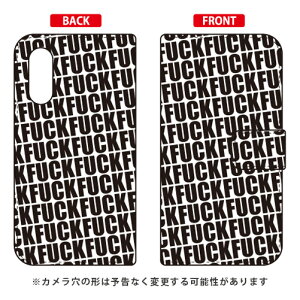 �蒠�^�X�}�[�g�t�H���P�[�X Cf LTD FUCK�p�^�[�� �z���C�g Android One S7�EAQUOS sense3 basic SHV48�E907SH Y!mobile�Eau�ESoftBank Coverfull android one s7 �P�[�X android one s7 �J�o�[ �A���h���C�h����s7 �P�[�X ����