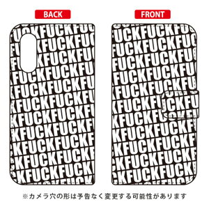 �蒠�^�X�}�[�g�t�H���P�[�X Cf LTD FUCK�p�^�[�� �u���b�N Android One S7�EAQUOS sense3 basic SHV48�E907SH Y!mobile�Eau�ESoftBank Coverfull android one s7 �P�[�X android one s7 �J�o�[ �A���h���C�h����s7 �P�[�X ����