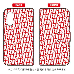 �蒠�^�X�}�[�g�t�H���P�[�X Cf LTD FUCK�p�^�[�� ���b�h Android One S7�EAQUOS sense3 basic SHV48�E907SH Y!mobile�Eau�ESoftBank Coverfull android one s7 �P�[�X android one s7 �J�o�[ �A���h���C�h����s7 �P�[�X ������