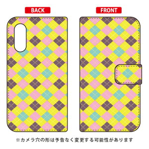 �蒠�^�X�}�[�g�t�H���P�[�X Cf LTD �`�F�b�N�� �iYELLOW×PINK�j Android One S7�EAQUOS sense3 basic SHV48�E907SH Y!mobile�Eau�ESoftBank Coverfull android one s7 �P�[�X android one s7 �J�o�[ �A���h���C�h����s7 �P�[�X 