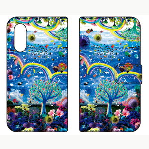 monikoto�f�U�C���V���[�Y �蒠�^�X�}�[�g�t�H���P�[�X �u�j���̉ԉ��v Android One S7�EAQUOS sense3 basic SHV48�E907SH Y!mobile�Eau�ESoftBank android one s7 �P�[�X android one s7 �J�o�[ �A���h���C�h����s7 �P�[�X