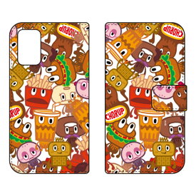 手帳型スマートフォンケース 「wafflers」 design by PansonWorks Libero 5G II A103ZT Y!mobile SECOND SKIN スマホケース 手帳型ケース libero 5g 2 ケース libero 5g 2 カバー リベロ5g2 ケース リベロ5g2 カバー libero5g2 ケース libero5g2 カバー 送料無料