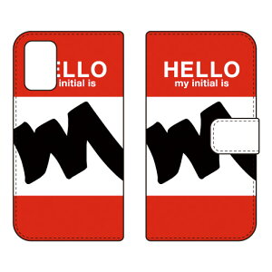 �蒠�^�X�}�[�g�t�H���P�[�X Cf LTD �n���[ �C�j�V���� �A���t�@�x�b�g M �i���b�h�j Libero 5G II A103ZT Y!mobile Coverfull libero 5g 2 �P�[�X libero 5g 2 �J�o�[ ���x��5g2 �P�[�X ���x��5g2 �J�o�[ libero5g2 �P