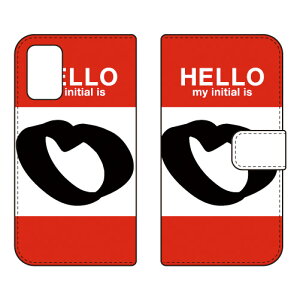 �蒠�^�X�}�[�g�t�H���P�[�X Cf LTD �n���[ �C�j�V���� �A���t�@�x�b�g O �i���b�h�j Libero 5G II A103ZT Y!mobile Coverfull libero 5g 2 �P�[�X libero 5g 2 �J�o�[ ���x��5g2 �P�[�X ���x��5g2 �J�o�[ libero5g2 �P