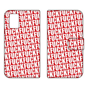 �蒠�^�X�}�[�g�t�H���P�[�X Cf LTD FUCK�p�^�[�� ���b�h Libero 5G III A202ZT Coverfull �P�[�X �J�o�[ �X�}�z�P�[�X �������� �ϏՌ� �v�����g �ی� �Ռ��z��