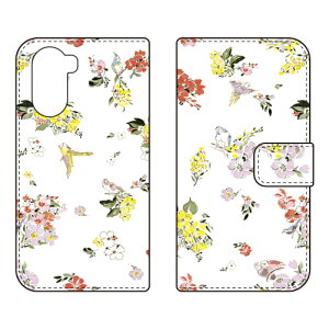 �蒠�^�X�}�[�g�t�H���P�[�X SINDEE �uFly Flower �i�z���C�g�j�v Libero 5G IV A302ZT SECOND SKIN �P�[�X �J�o�[ �X�}�z�P�[�X �������� �ϏՌ� �v�����g �ی� �Ռ��z��