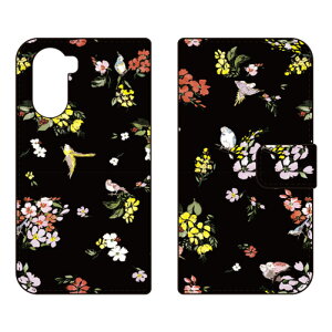 �蒠�^�X�}�[�g�t�H���P�[�X SINDEE �uFly Flower �i�u���b�N�j�v Libero 5G IV A302ZT SECOND SKIN �P�[�X �J�o�[ �X�}�z�P�[�X �������� �ϏՌ� �v�����g �ی� �Ռ��z��