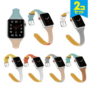 ���݌Ɍ���������y2�{�Z�b�g�z Apple Watch �A�b�v���E�H�b�` T design Three color genuine leather belt T �f�U�C�� 3 �J���[ �W�F�j���C�� ���U�[ �{�v T�^ �אg �J���t�� �p�X�e���J���[ �A�b�v���E�H�b
