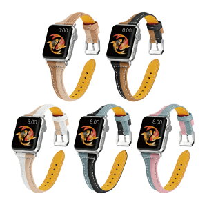���݌Ɍ��������Apple Watch �A�b�v���E�H�b�` Cross contrast color real leather belt �N���X �R���g���X�g �J���[ ���A�� ���U�[ �x���g �A�b�v���E�H�b�`�X�g���b�v �אg �X���� �J���t�� �{�v ���U�[ 