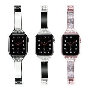 Apple Watch �A�b�v���E�H�b�` Stainless Steel with diamond degin belt �X�������X �X�`�[�� with �_�C�������h �f�U�C�� �x���g �X�e�����X �Z���u ������ �I���W�i�� �o���h ������ ��l ���f�B�[�X ���q 