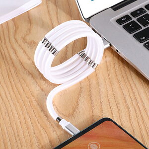 USB A to Type-C P[u 1m 2.4A Flexible spring storage magnetic data cable [d f[^] X}[gtH X}z Nintendo Switch J [dP[u ^ TypeC ^CvC P[u X}[gtH ^u