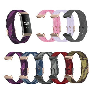 Fitbit Charge 3 / 4 �t�B�b�g�r�b�g �`���[�W 3 / 4 Nylon denim belt �i�C���� �f�j�� �x���g �J���t�� �V���v�� �X�g���C�v �i�C���� �y�� �x���g �o���h �r���v�o���h �����o���h �r���v�x���g �����x