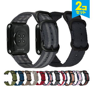���݌Ɍ���������y2�{�Z�b�g�z OPPO Watch �I�b�| �E�H�b�` Nylon canvas woven watch belt �i�C���� �L�����o�X �E�[�u�� �E�H�b�`�x���g 41mm 46mm �i�C���� �A�[�~�[ NATO �X�}�[�g�E�H�b�` �o���h ��l 
