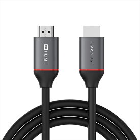 iVANKY VBE63 3m Grey & Black 8K HDMI Cable 48Gbps 8K@60Hz 4K@120Hz eARC HDR HDCP2.2 Fire TV Roku TV Apple TV Switch PS5 PS4 Xbox Series X ゲーム テレビ 人気 便利グッズ 送料無料
