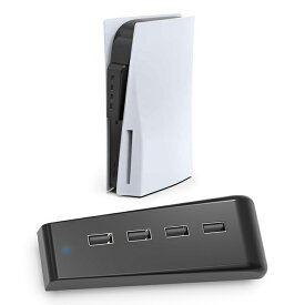 DOBE TP5-0576 USB A HUB USB 2.0 4ポート PS5 PlayStation 5 プレイステーション 5 拡張 周辺機器 キーボード マウス 外部ハードドライブ USBドライブ コントローラ 充電器 人気 便利グッズ オススメ 送料無料