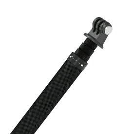 TELESIN TE-MNP-117 1.16m Carbon Fiber Selfie Stick 1/4ネジ 対応 カーボン ファイバー 採用 軽量 軽い 炭素繊維 自撮り棒 長さ 25cm 116cm 調整 伸縮 Insta360 GoPro DJI スマホ スマートフォン 安定 人気 便利グッズ 送料無料