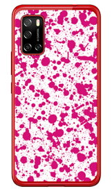 スプラット ホワイト×ピンク （ソフトTPUクリア） Rakuten BIG s 3917JR 楽天モバイル SECOND SKIN ソフトケース3917jr ケース 3917jr カバー 楽天モバイル ケース カバー スマホケース スマホカバー かわいい クール 人気 便利 送料無料