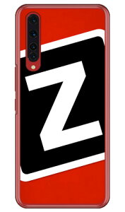 Cf LTD キャンプ イニシャル レッド×ブラック Z (クリア) Rakuten BIG ZR01 楽天モバイル Coverfull ハードケース zr01 ケース zr01 カバー 楽天モバイル ケース カバー スマホケース スマホカバー かわ