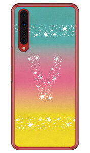 Cf LTD アロハ イニシャル トロピカル V (クリア) Rakuten BIG ZR01 楽天モバイル Coverfull スマホケース ハードケース zr01 ケース zr01 カバー 楽天モバイル ケース カバー スマホケース スマホカバ