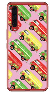 ヒッピーカー ピンク (ソフトTPUクリア) Rakuten BIG ZR01 楽天モバイル SECOND SKIN 受注生産 スマホケース ソフトケース zr01 ケース zr01 カバー 楽天モバイル ケース カバー スマホケース スマホカ