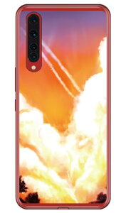 Cf LTD 空シリーズ 夏の空 夕焼け (ソフトTPUクリア) Rakuten BIG ZR01 楽天モバイル Coverfull スマホケース ソフトケース zr01 ケース zr01 カバー 楽天モバイル ケース カバー スマホケース スマホカ