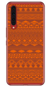 バティック オレンジ (ソフトTPUクリア) Rakuten BIG ZR01 楽天モバイル SECOND SKIN 受注生産 スマホケース ソフトケース zr01 ケース zr01 カバー 楽天モバイル ケース カバー スマホケース スマホカ