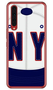 Cf LTD NY ホワイト×ネイビー (クリア) Rakuten BIG ZR01 楽天モバイル Coverfull 受注生産 スマホケース ハードケース zr01 ケース zr01 カバー 楽天モバイル ケース カバー スマホケース スマホカバー